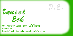 daniel eck business card